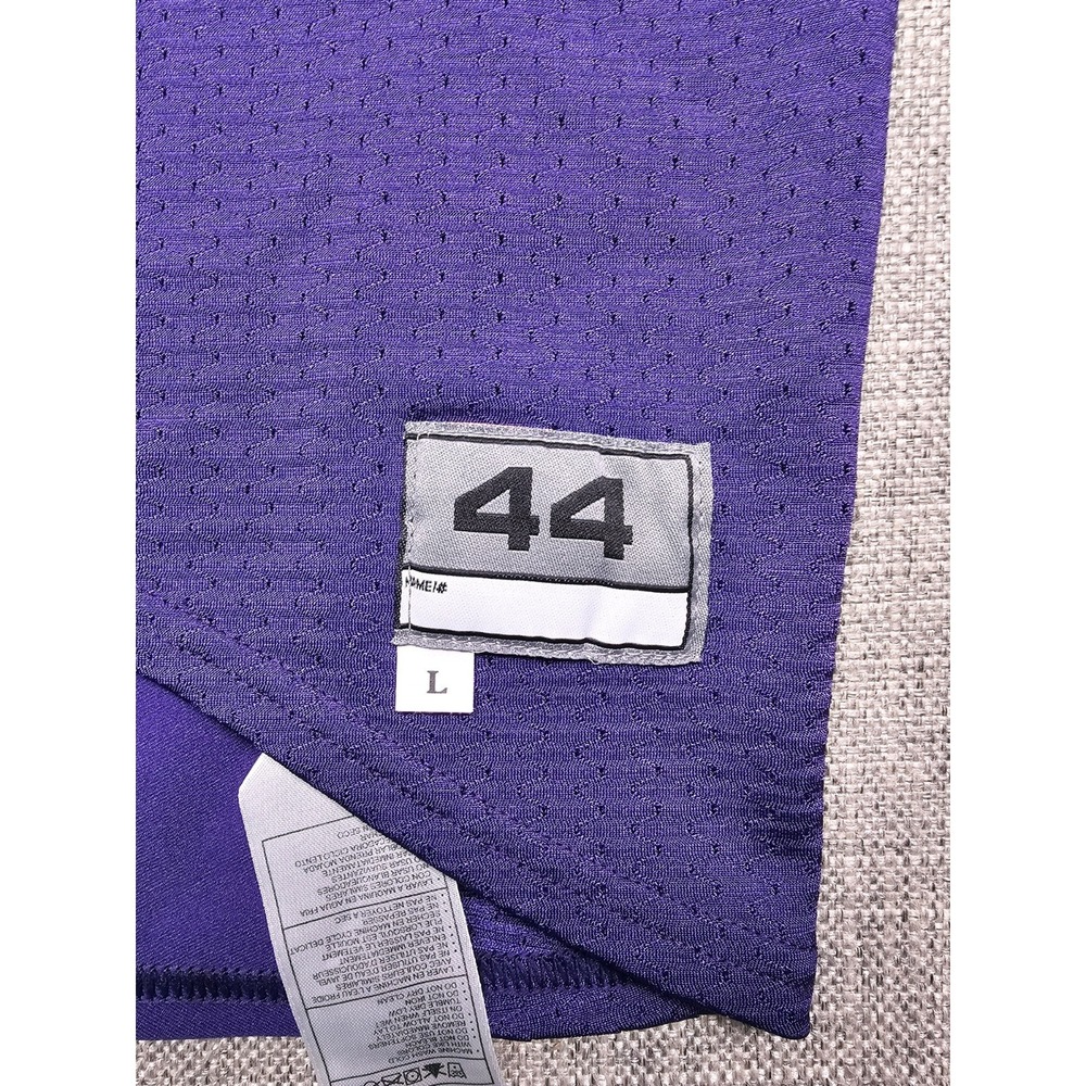 Clemson Tigers Football Jersey Mens 44 L Purple Blank NCAA Team Issued Nike USA - Picture 3 of 10